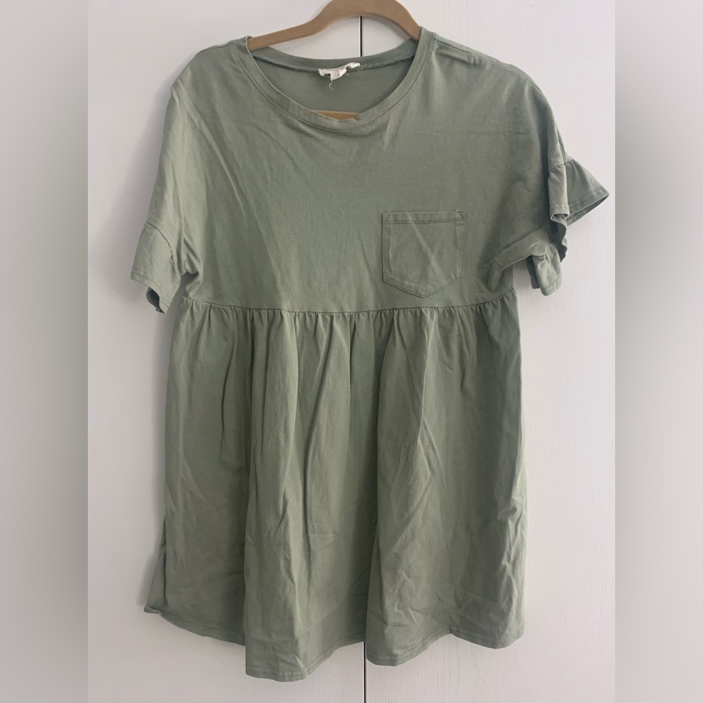 Sage Babydoll Dress
